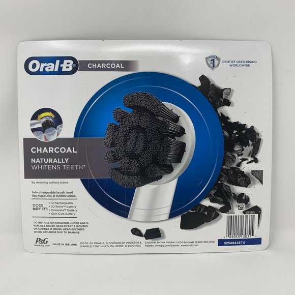 Oral B 8 pack Charcoal Refill Brush Heads (3 Pack Bundle) - Picture 2 of 2